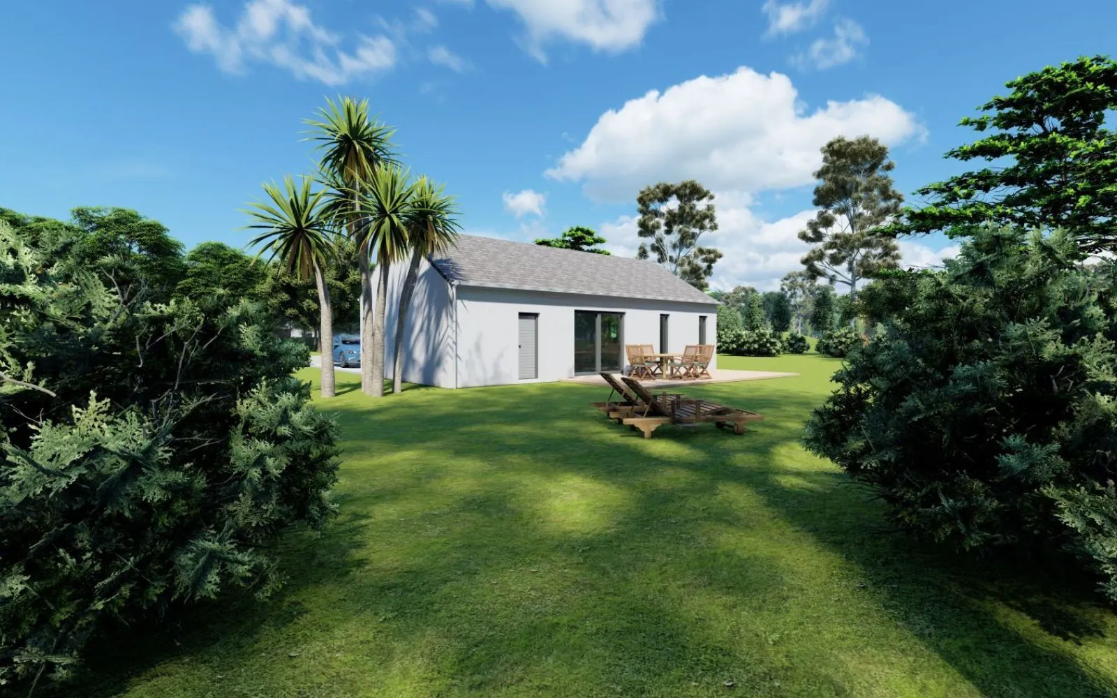 Projet de construction d'une maison 70 m² avec terrain à CHAVAGNE (35) à Chavagne — photo 2