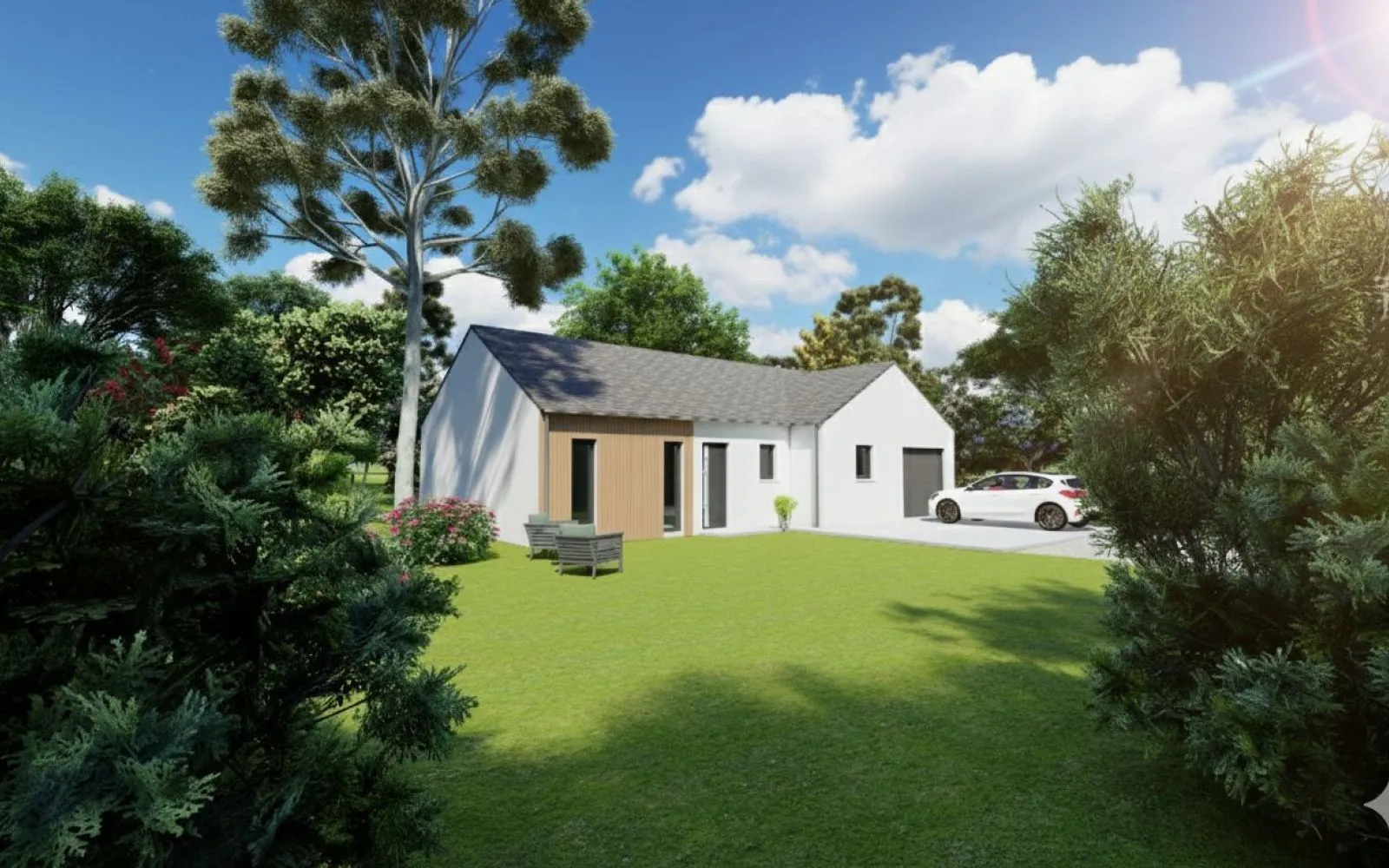 Projet de construction d'une maison 85 m² avec terrain à CHANTEPIE (35) à Chantepie — photo 1