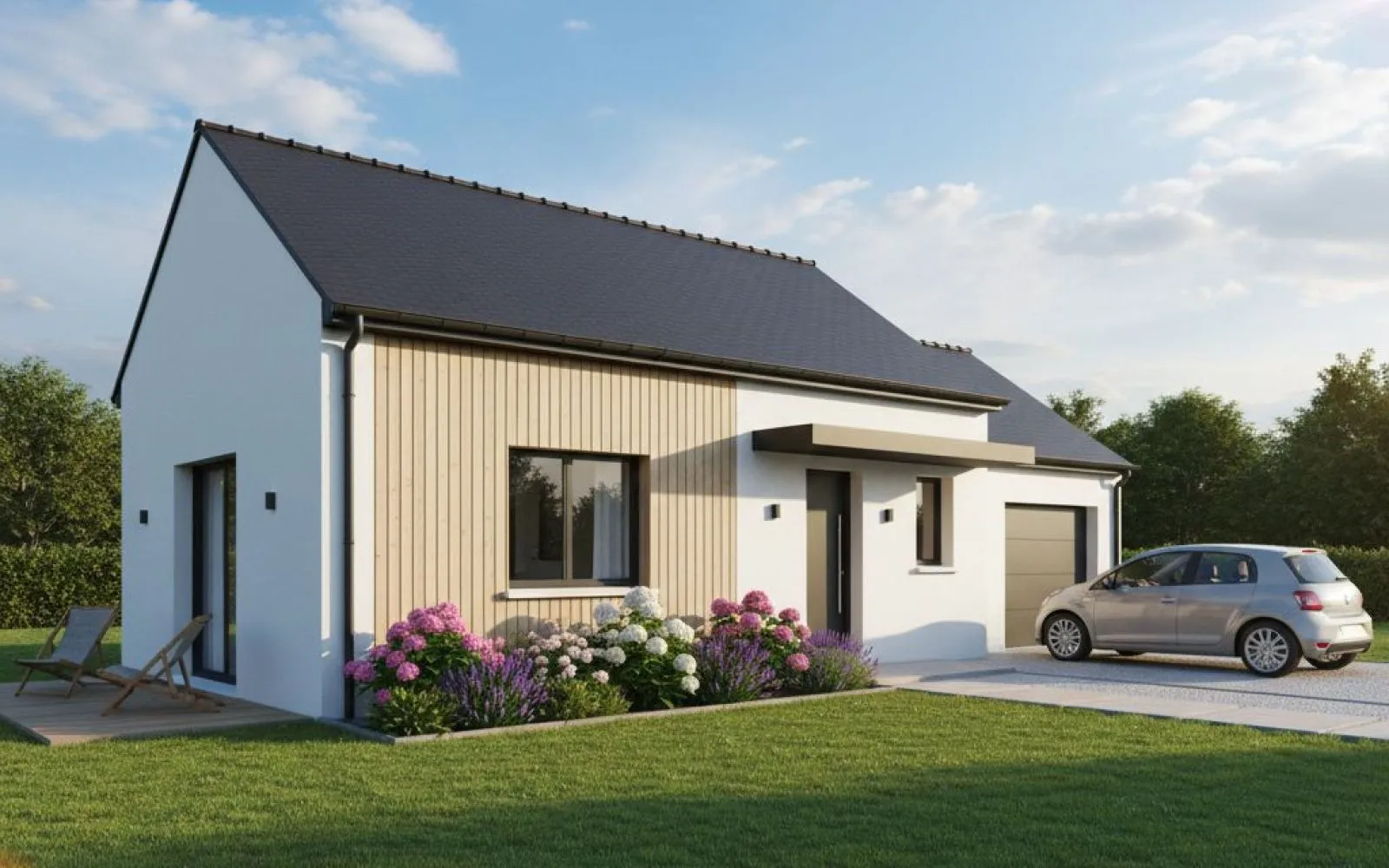 Projet de construction d'une maison 60 m² avec terrain à CHANTEPIE (35) à Chantepie — photo 1