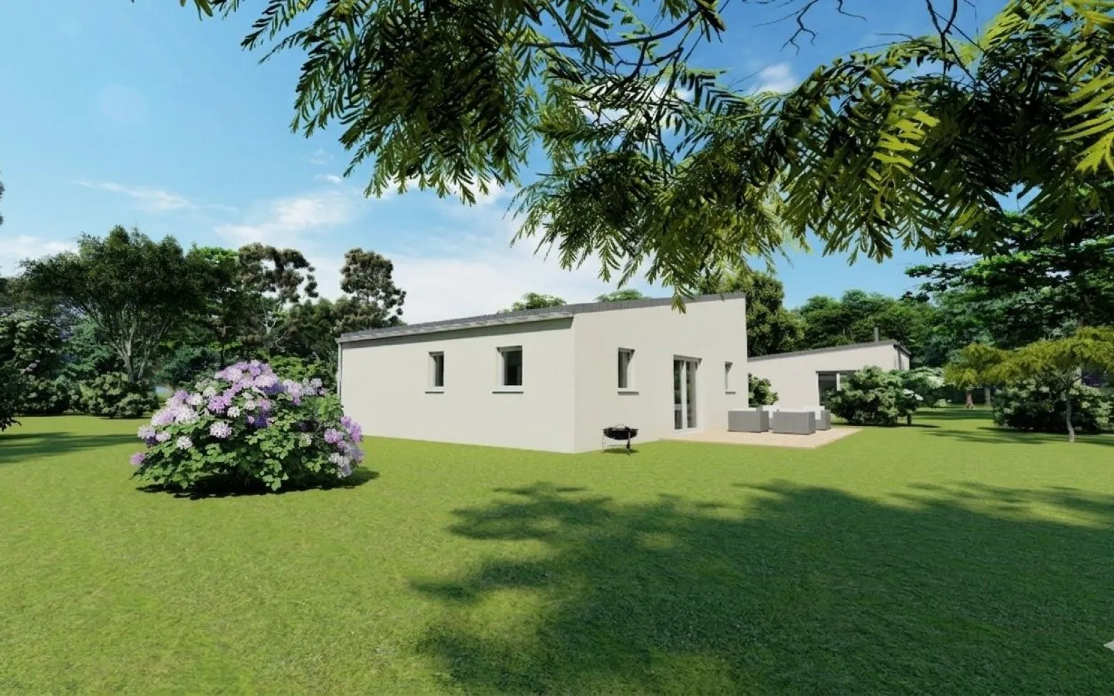Projet de construction d'une maison 55 m² avec terrain à CHAVAGNE (35) à Chavagne — photo 2