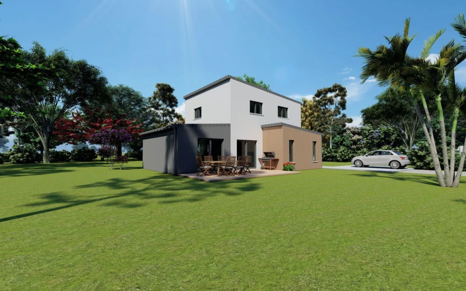 Projet de construction d'une maison 82 m² avec terrain à CHAVAGNE (35) à Chavagne — photo 2