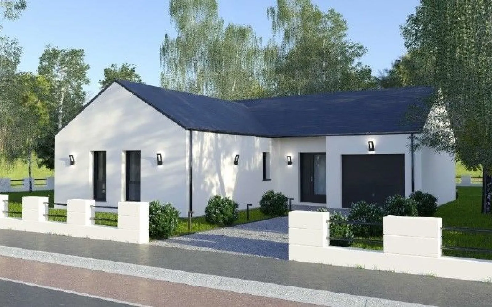 Projet de construction d'une maison 95 m² avec terrain à JUIGNE-SUR-LOIRE (49) à Juigné-sur-Loire — photo 1