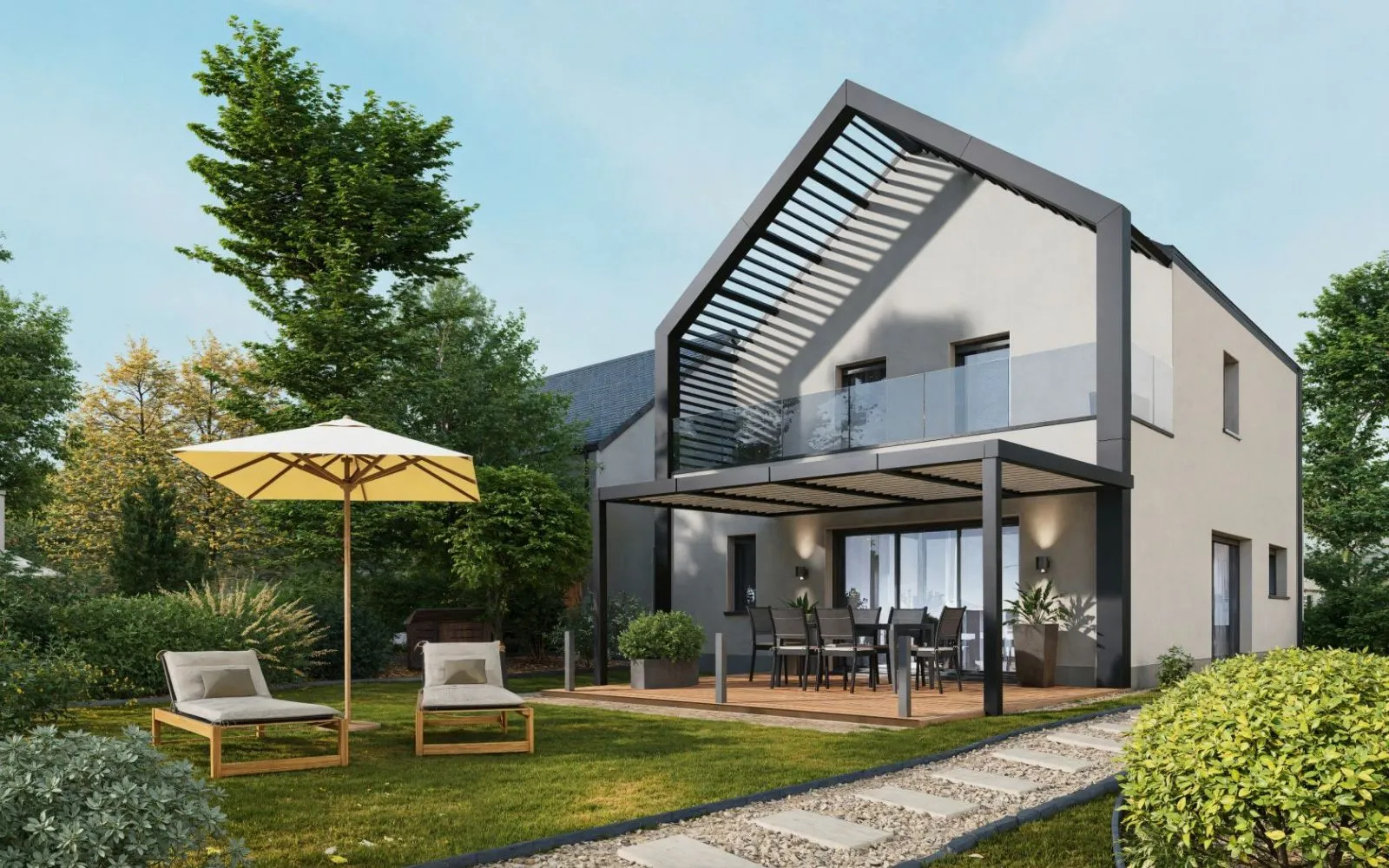 Projet de construction d'une maison 127 m² avec terrain à BOUCHEMAINE (49) à Bouchemaine — photo 1