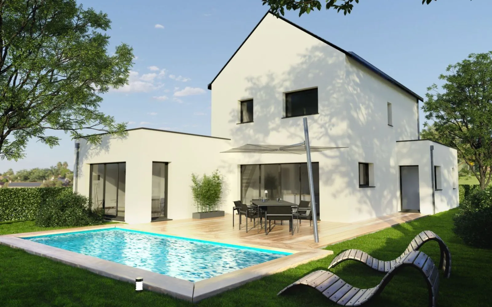 Projet de construction d'une maison 135 m² avec terrain à LES GARENNES-SUR-LOIRE (49) à Garennes-sur-Loire — photo 2