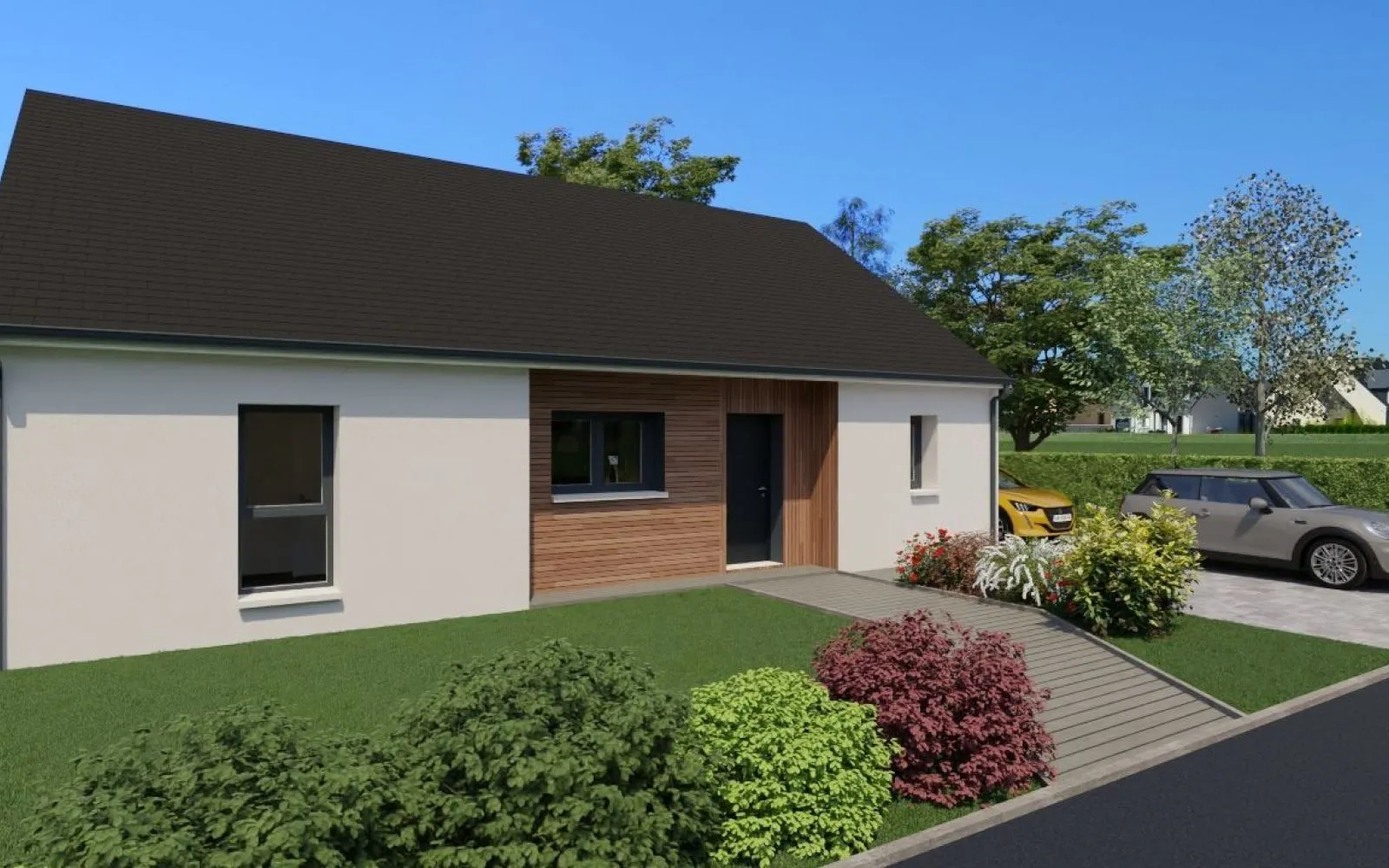 Projet de construction d'une maison 94 m² avec terrain à CHALONNES-SUR-LOIRE (49) à Chalonnes-sur-Loire — photo 1