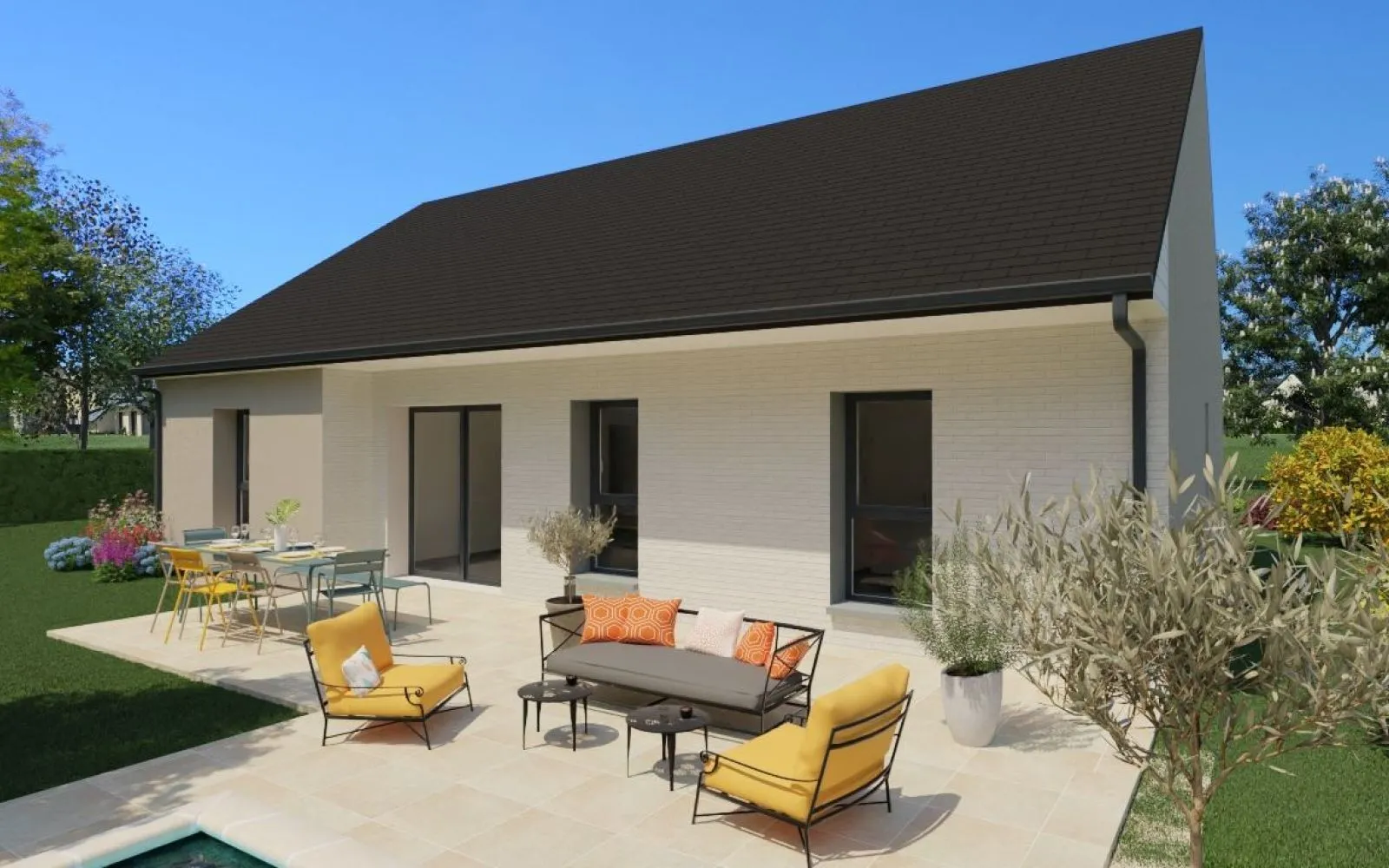 Projet de construction d'une maison 94 m² avec terrain à CHALONNES-SUR-LOIRE (49) à Chalonnes-sur-Loire — photo 2