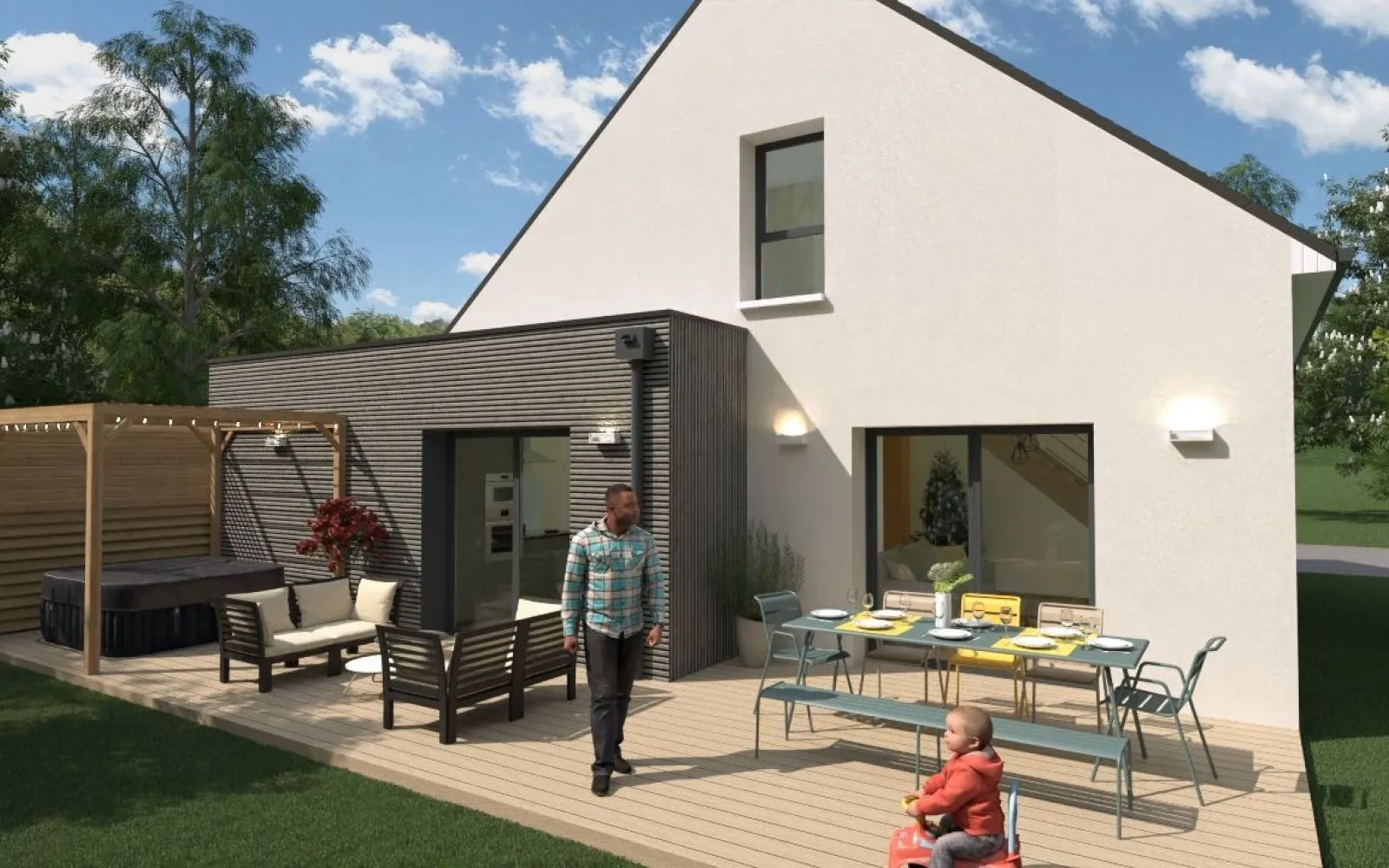 Projet de construction d'une maison 88 m² avec terrain à MARTIGNE-BRIAND (49) à Martigné-Briand — photo 2