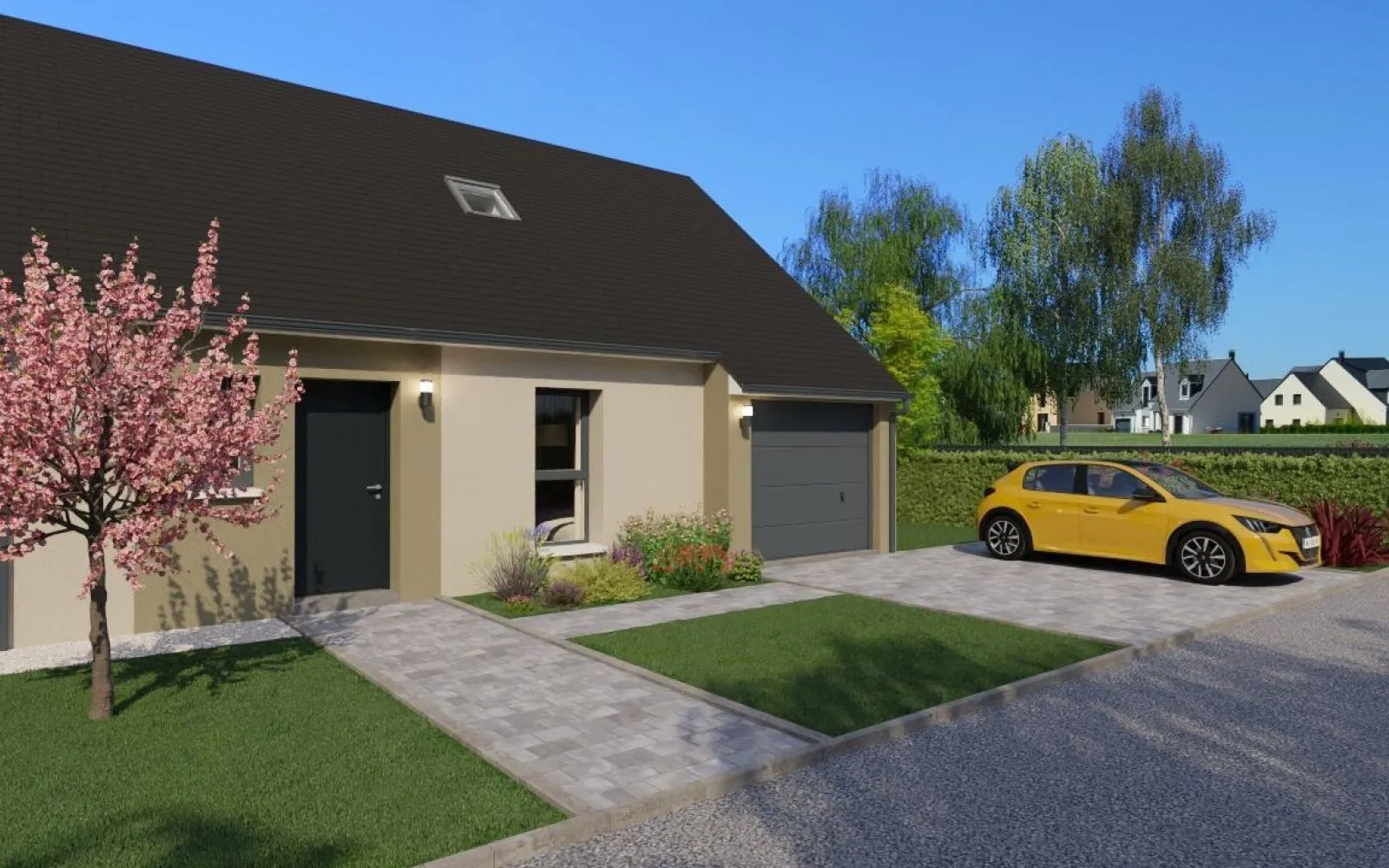 Projet de construction d'une maison 93 m² avec terrain à CHALONNES-SUR-LOIRE (49) à Chalonnes-sur-Loire — photo 1