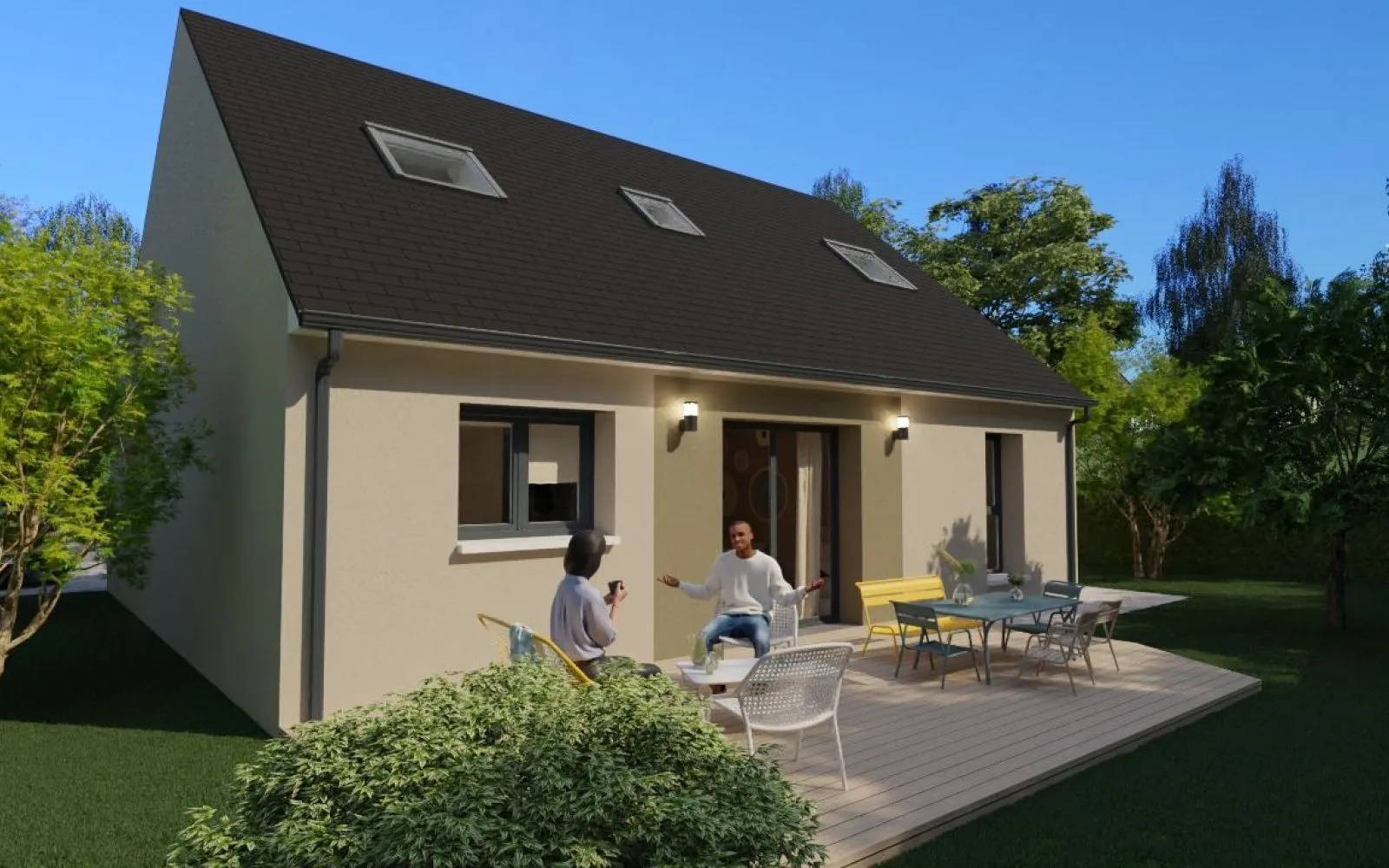 Projet de construction d'une maison 93 m² avec terrain à CHALONNES-SUR-LOIRE (49) à Chalonnes-sur-Loire — photo 2