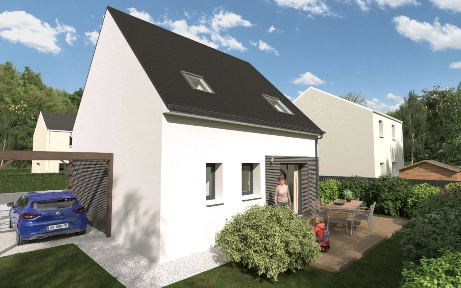 Projet de construction d'une maison 76 m² avec terrain à VARADES (44) à Varades — photo 2