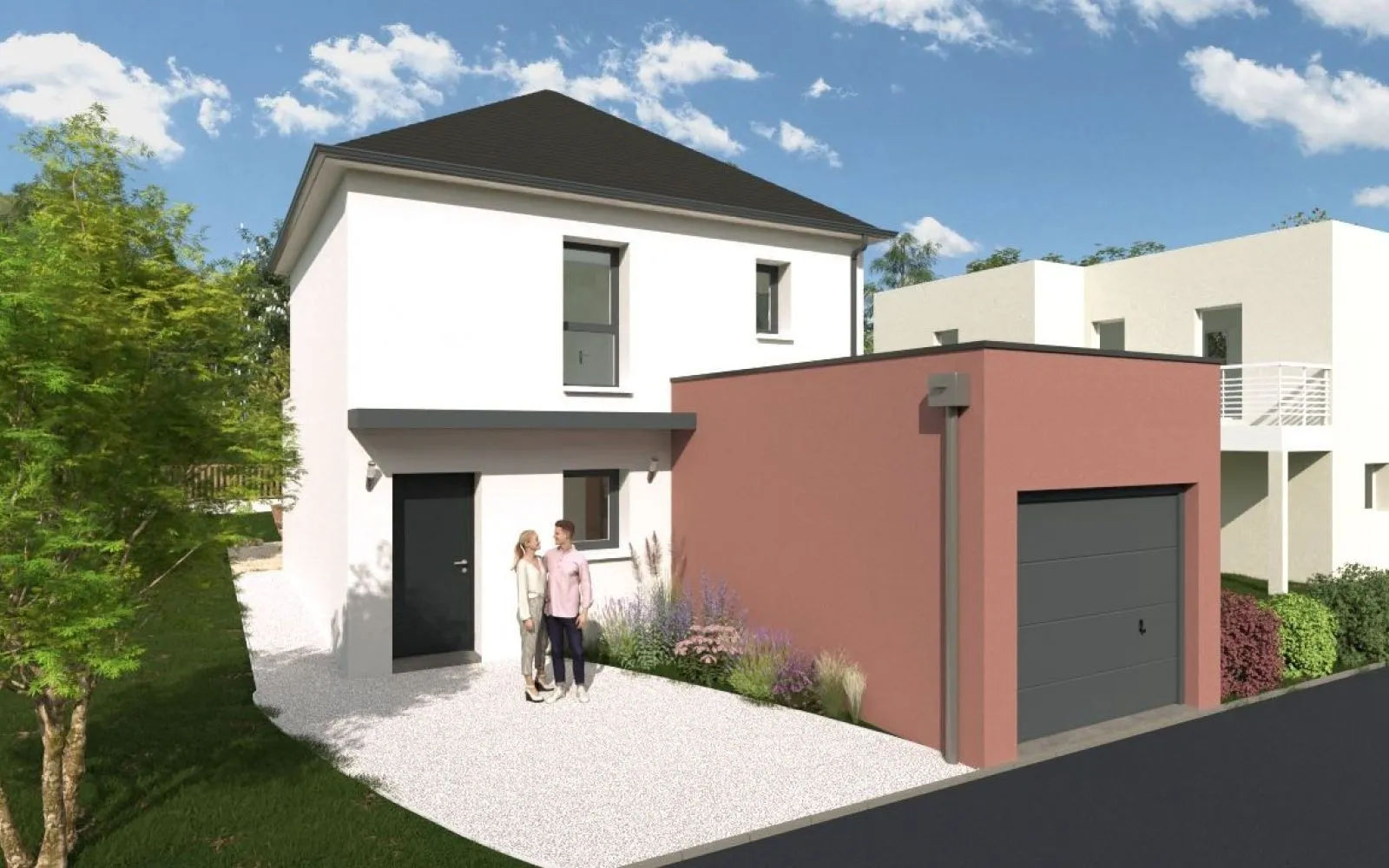 Projet de construction d'une maison 92 m² avec terrain à BRISSAC-QUINCE (49) à Brissac-Quincé — photo 1