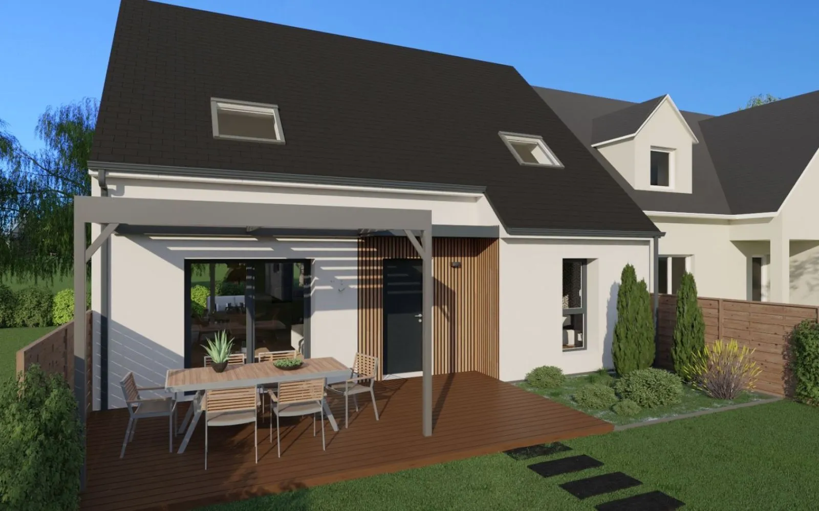 Projet de construction d'une maison 106 m² avec terrain à CHALONNES-SUR-LOIRE (49) à Chalonnes-sur-Loire — photo 1