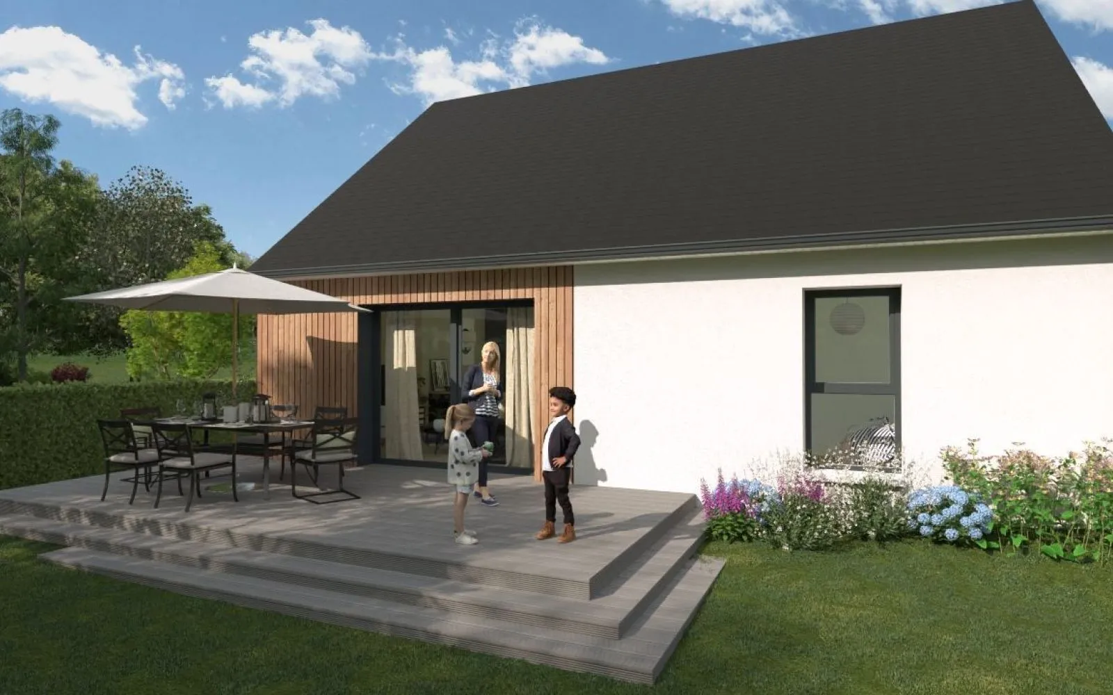 Projet de construction d'une maison 103 m² avec terrain à CHALONNES-SUR-LOIRE (49) à Chalonnes-sur-Loire — photo 2