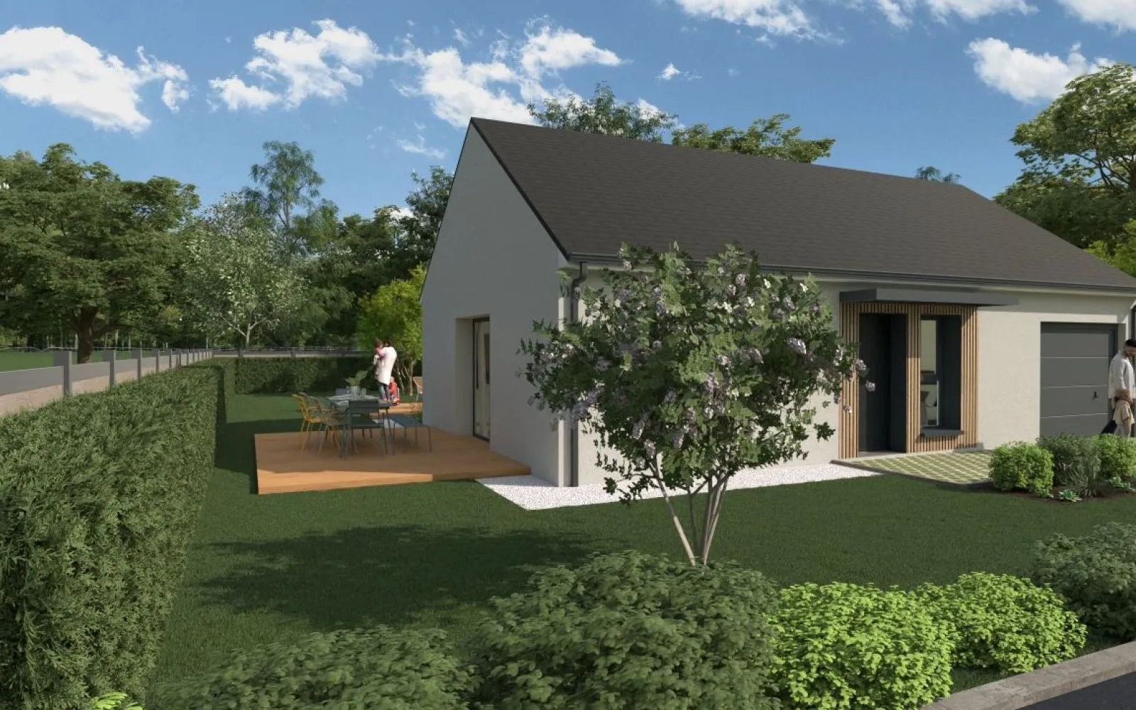 Projet de construction d'une maison 80 m² avec terrain à CHALONNES-SUR-LOIRE (49) à Chalonnes-sur-Loire — photo 2