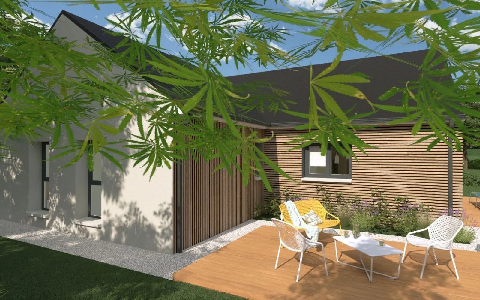 Projet de construction d'une maison 80 m² avec terrain à CHALONNES-SUR-LOIRE (49) à Chalonnes-sur-Loire — photo 3
