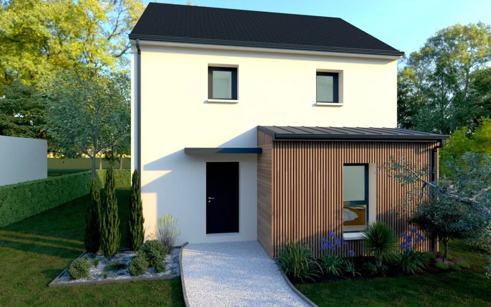 Projet de construction d'une maison 100 m² avec terrain à CHALONNES-SUR-LOIRE (49) à Chalonnes-sur-Loire — photo 1