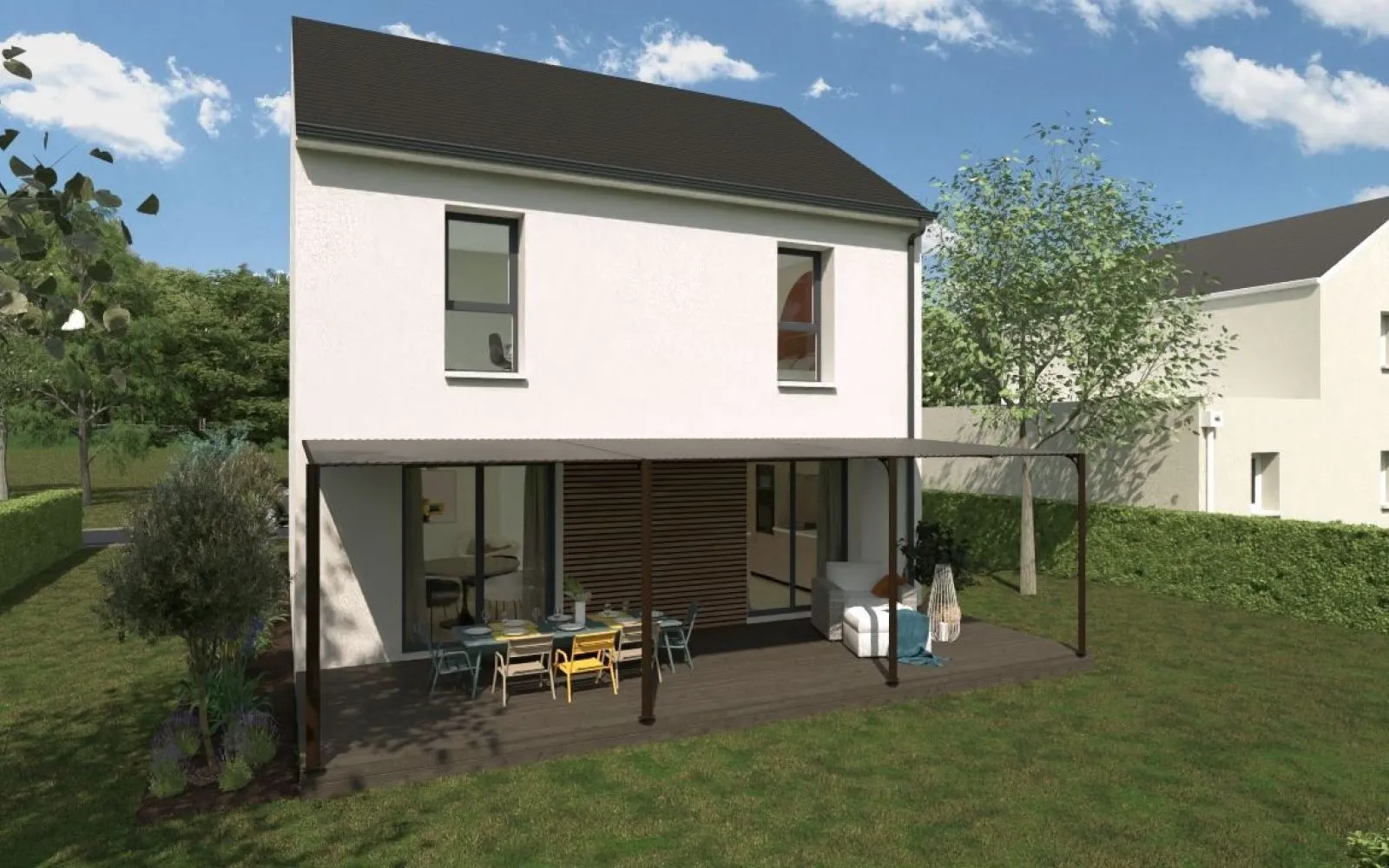 Projet de construction d'une maison 100 m² avec terrain à CHALONNES-SUR-LOIRE (49) à Chalonnes-sur-Loire — photo 2