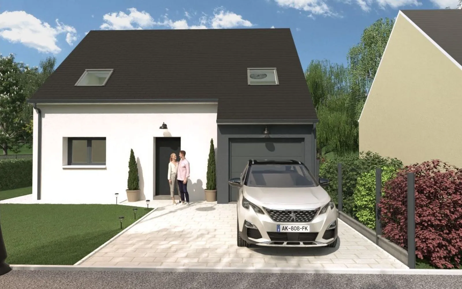 Projet de construction d'une maison 89 m² avec terrain à VERN-D'ANJOU (49) à Vern-d'Anjou — photo 1
