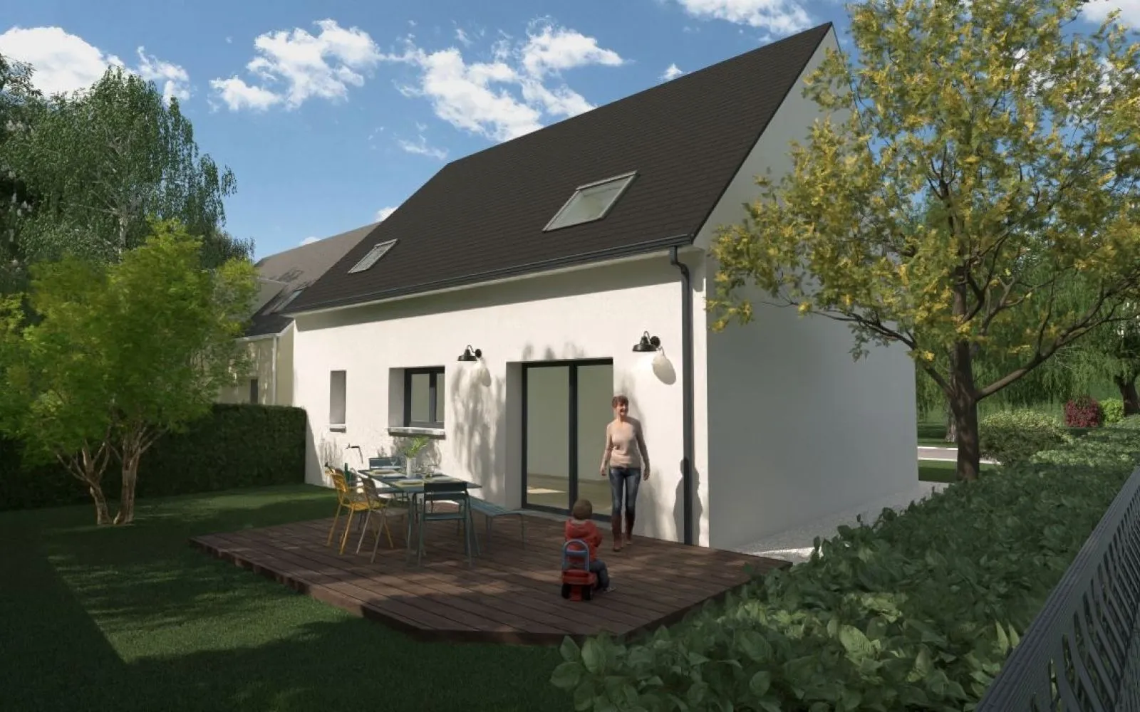 Projet de construction d'une maison 89 m² avec terrain à VERN-D'ANJOU (49) à Vern-d'Anjou — photo 2