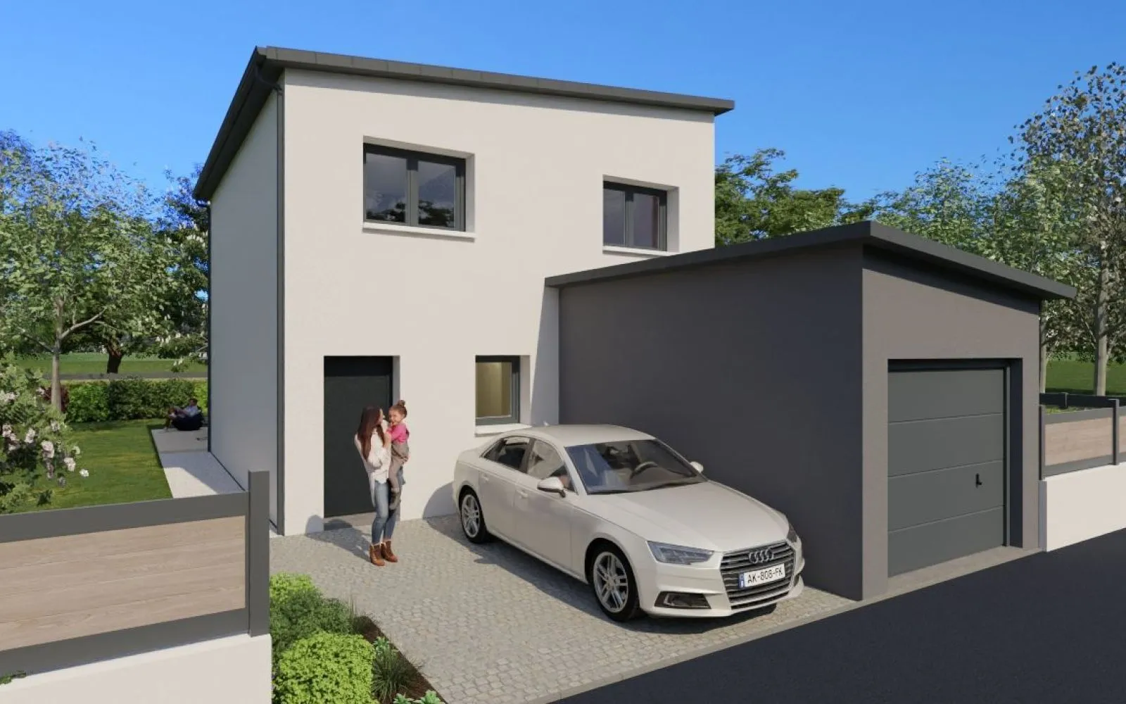 Projet de construction d'une maison 103 m² avec terrain à CHALONNES-SUR-LOIRE (49) à Chalonnes-sur-Loire — photo 1
