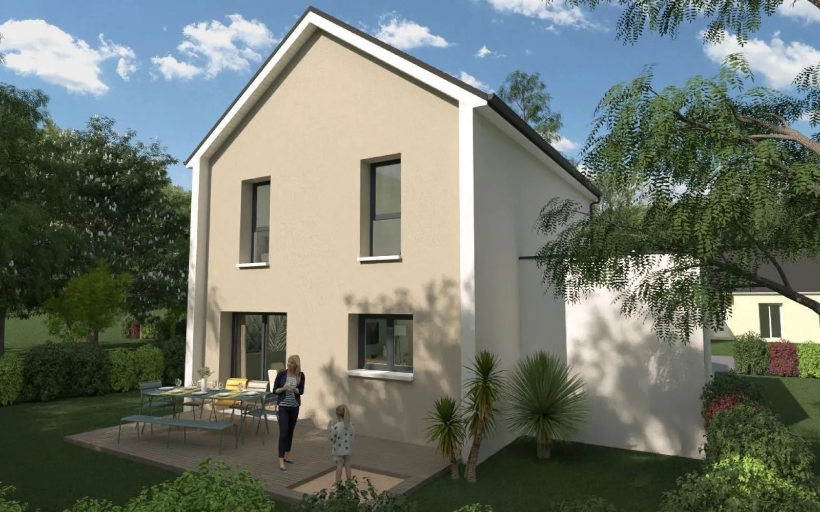 Projet de construction d'une maison 87 m² avec terrain à CHALONNES-SUR-LOIRE (49) à Chalonnes-sur-Loire — photo 2
