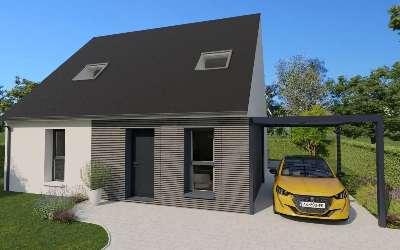 Projet de construction d'une maison 94 m² avec terrain à CHALONNES-SUR-LOIRE (49) à Chalonnes-sur-Loire — photo 1