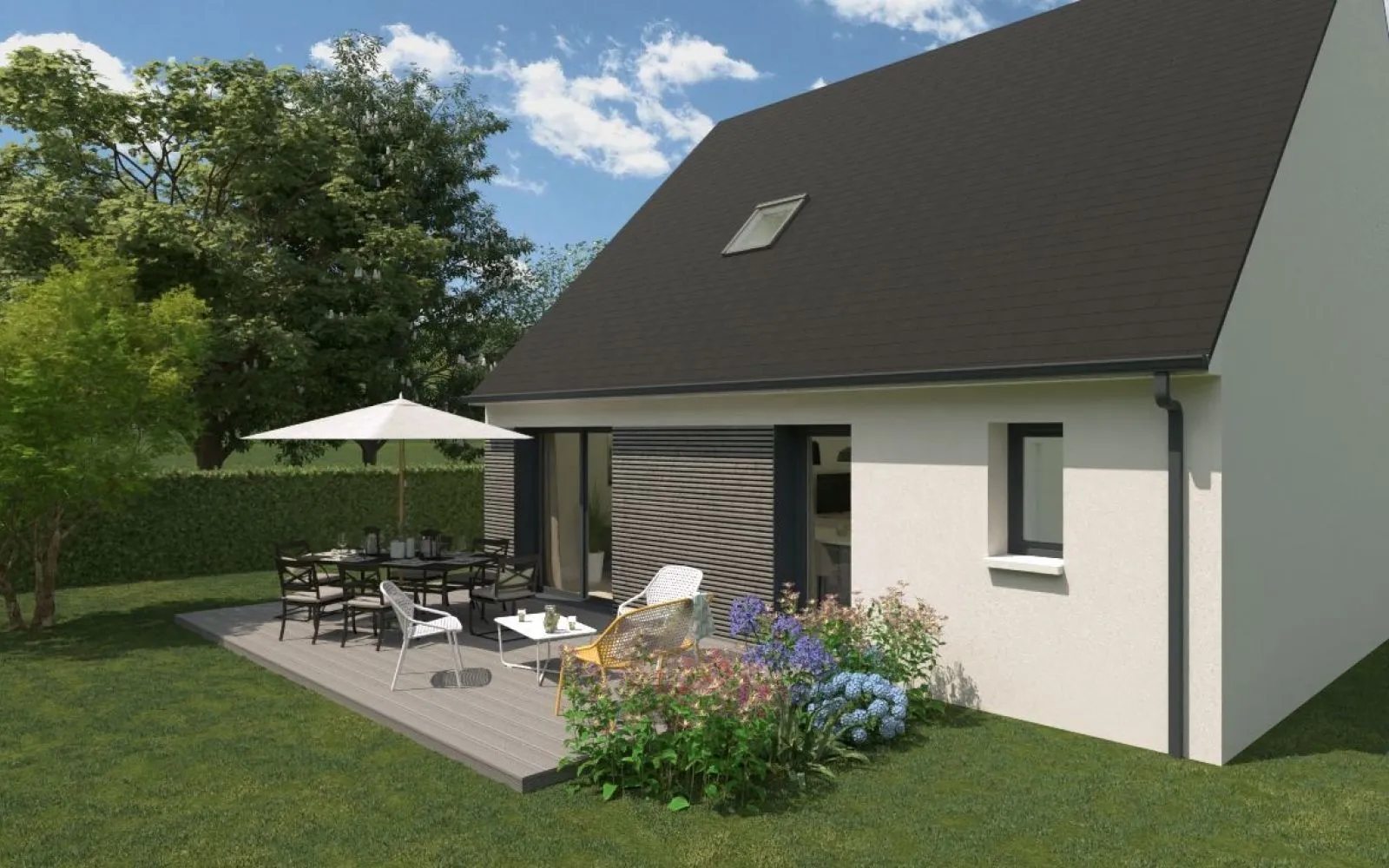 Projet de construction d'une maison 94 m² avec terrain à CHALONNES-SUR-LOIRE (49) à Chalonnes-sur-Loire — photo 2