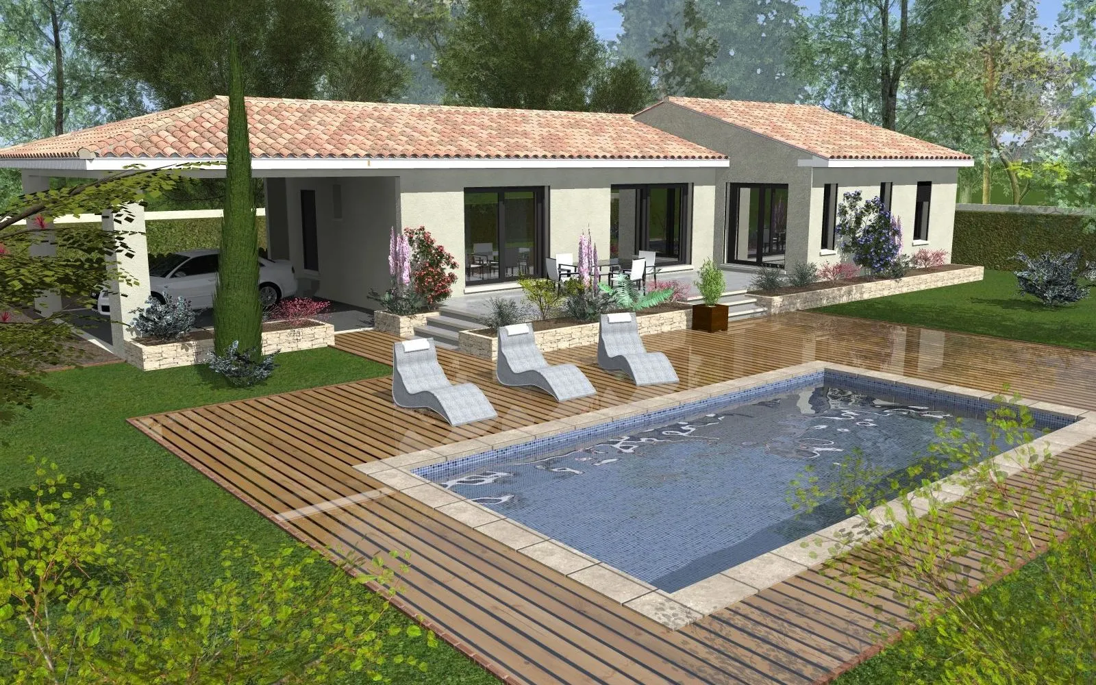 Projet de construction d'une maison 100 m² avec terrain à TARASCON (13) à Tarascon — photo 1