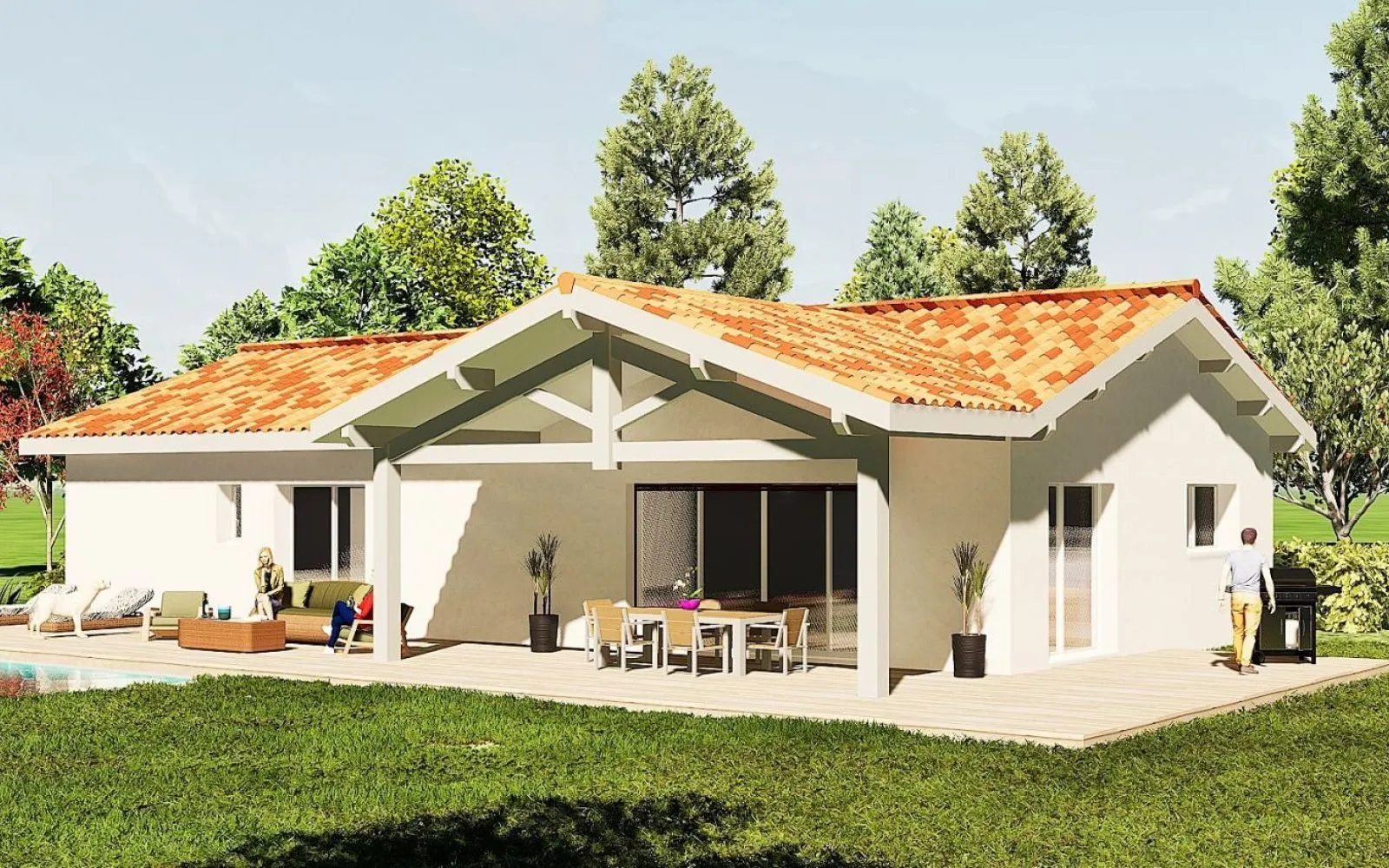 Projet de construction d'une maison 127.59 m² avec terrain à BIDART (64) à Bidart — photo 1