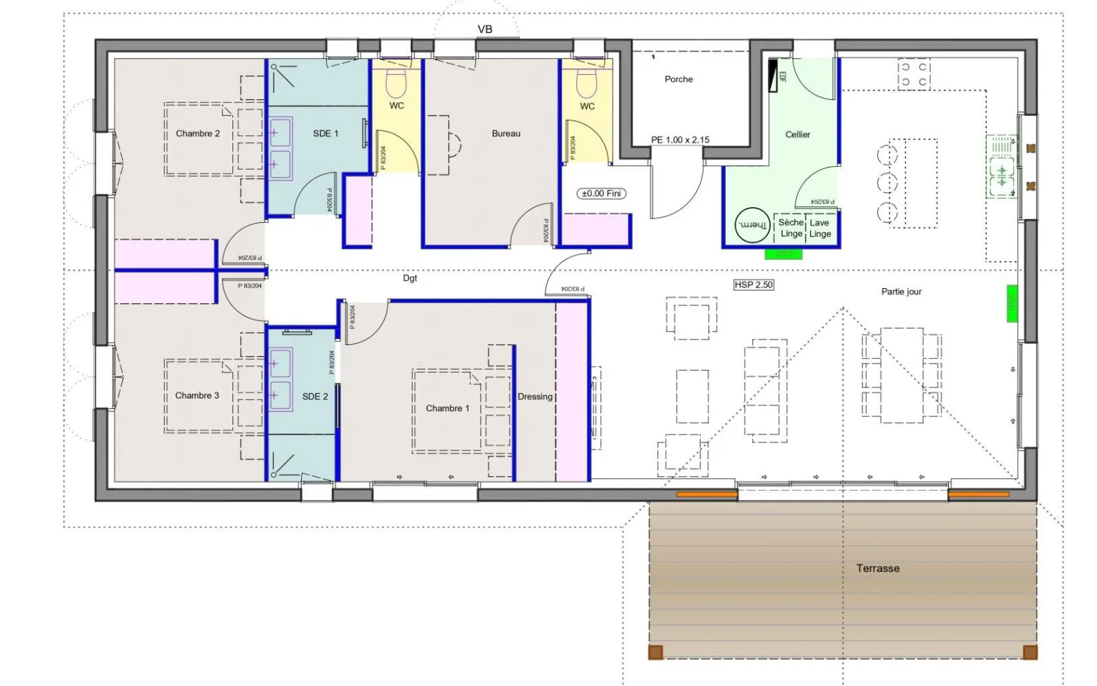 Projet de construction d'une maison 127.59 m² avec terrain à BIDART (64) à Bidart — photo 7