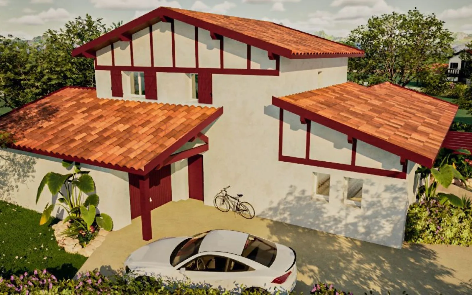 Projet de construction d'une maison 126.08 m² avec terrain à ESPELETTE (64) à Espelette — photo 1
