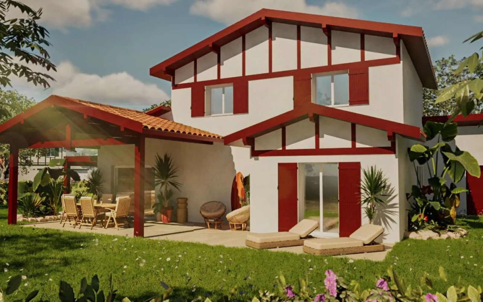 Projet de construction d'une maison 126.08 m² avec terrain à ESPELETTE (64) à Espelette — photo 3