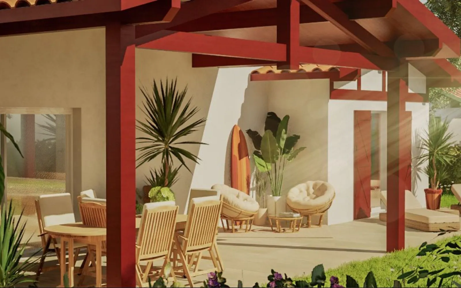 Projet de construction d'une maison 126.08 m² avec terrain à ESPELETTE (64) à Espelette — photo 6