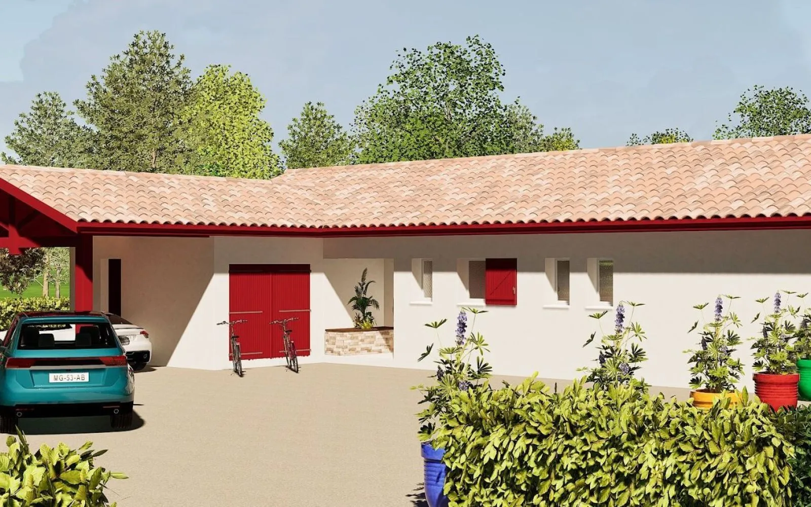 Projet de construction d'une maison 127.59 m² avec terrain à VILLEFRANQUE (64) à Villefranque — photo 1