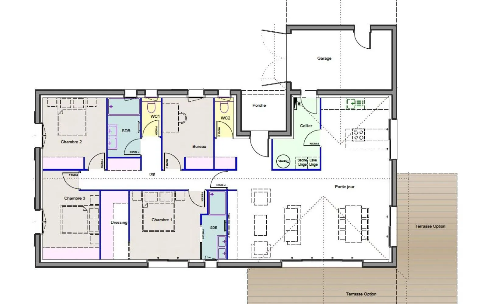 Projet de construction d'une maison 127.59 m² avec terrain à VILLEFRANQUE (64) à Villefranque — photo 6