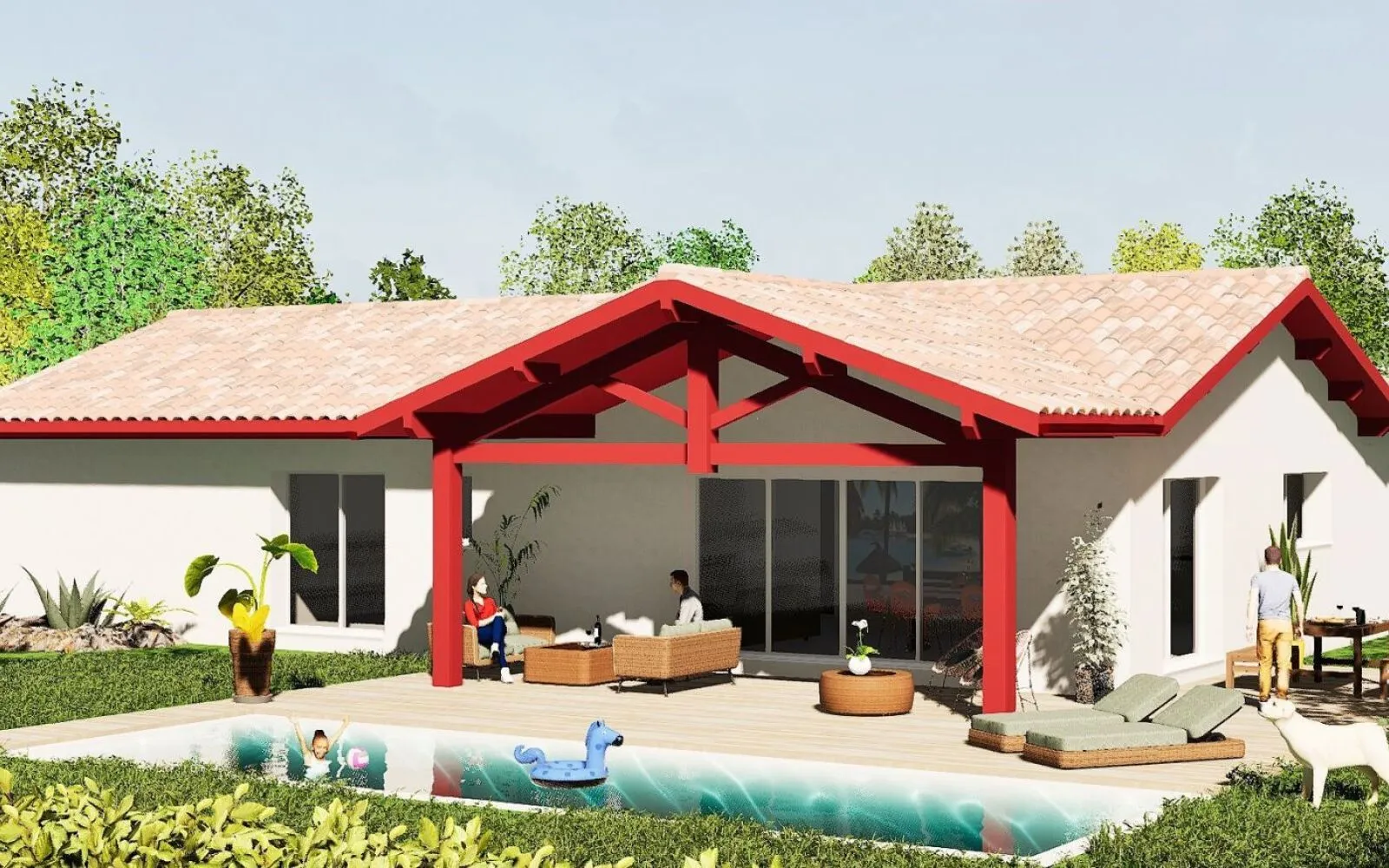 Projet de construction d'une maison 127.59 m² avec terrain à VILLEFRANQUE (64) à Villefranque — photo 3