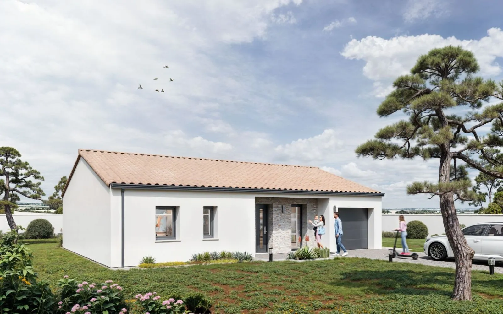 Projet de construction d'une maison 65 m² avec terrain à POUZAUGES (85) à Pouzauges — photo 1