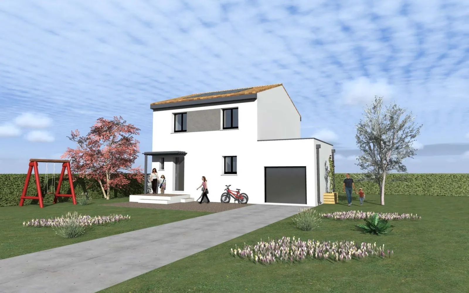 Projet de construction d'une maison 85.64 m² avec terrain à GALARGUES (34) à Galargues — photo 1