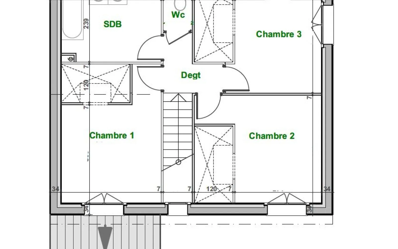 Projet de construction d'une maison 90.06 m² avec terrain à VIC-LA-GARDIOLE (34) à Vic-la-Gardiole — photo 4