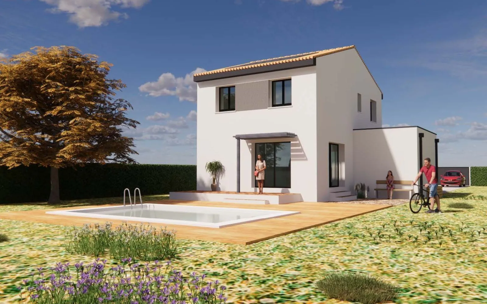 Projet de construction d'une maison 85.13 m² avec terrain à MAUGUIO (34) à Mauguio — photo 1