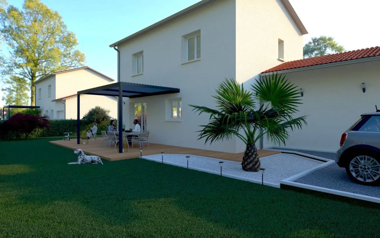 Projet de construction d'une maison 89.8 m² avec terrain à SAINT-MARCELLIN-EN-FOREZ (42) à Saint-Marcellin-en-Forez — photo 3