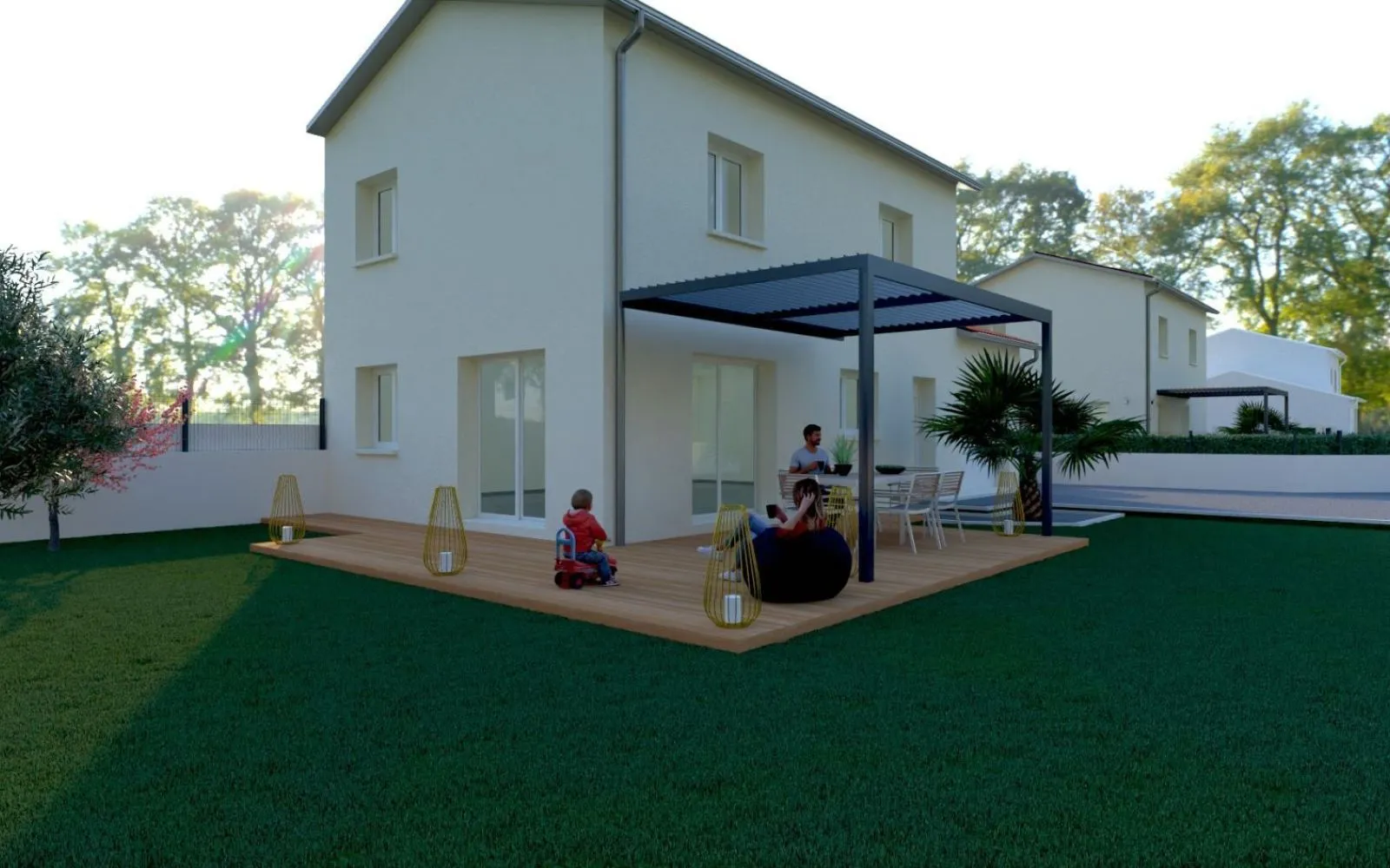 Projet de construction d'une maison 89.8 m² avec terrain à SAINT-MARCELLIN-EN-FOREZ (42) à Saint-Marcellin-en-Forez — photo 7