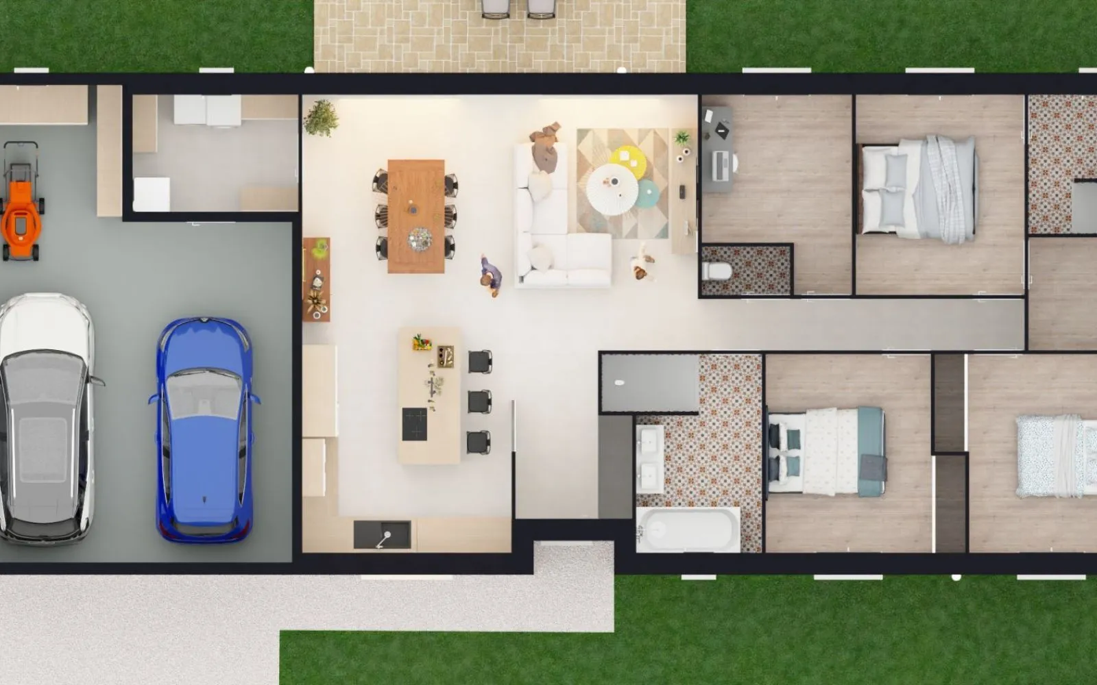 Projet de construction d'une maison 118 m² avec terrain à DESERTINES (03) à Desertines — photo 3