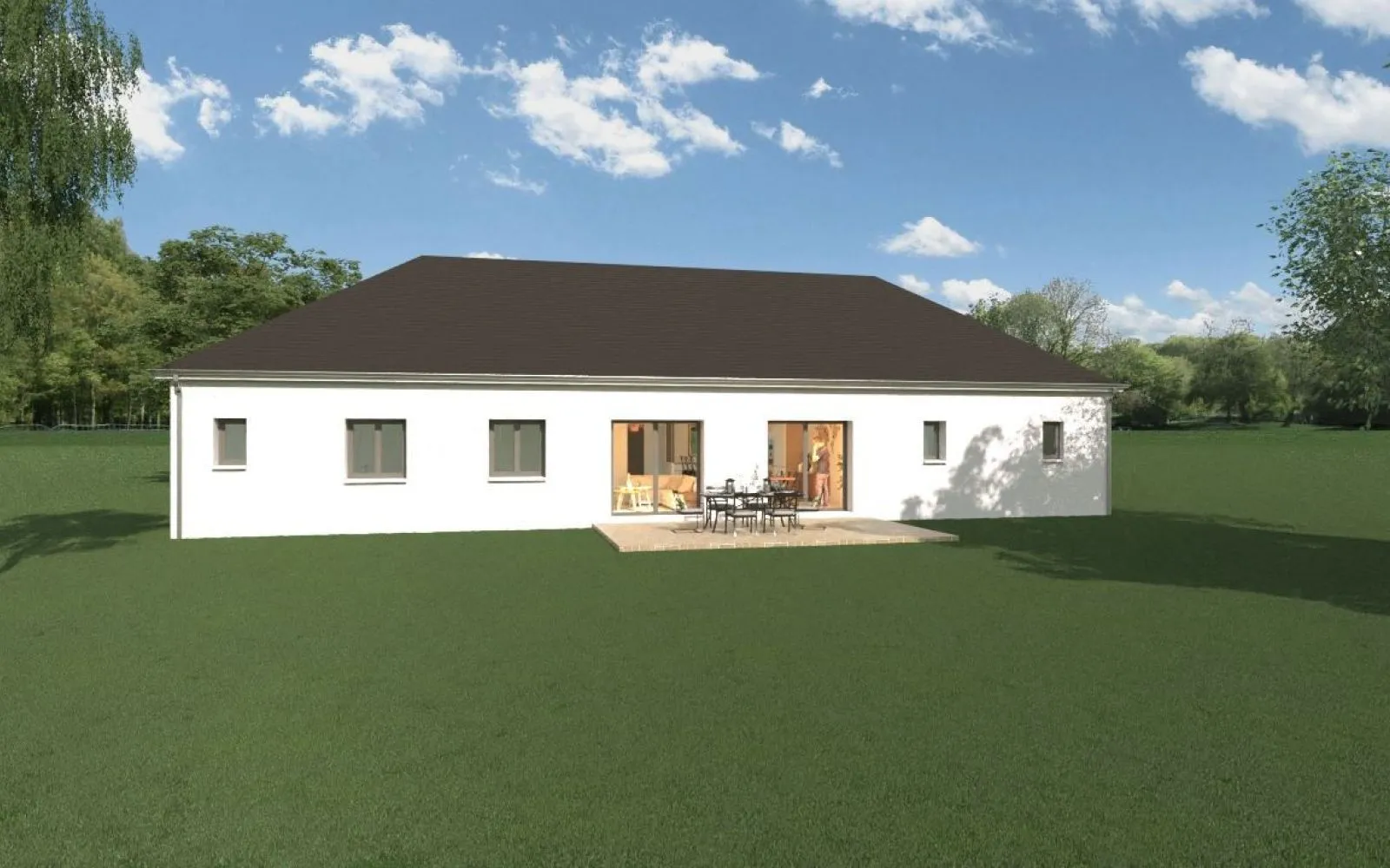 Projet de construction d'une maison 118 m² avec terrain à DESERTINES (03) à Desertines — photo 2