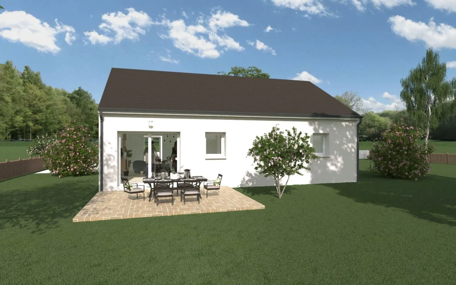 Projet de construction d'une maison 84 m² avec terrain à DESERTINES (03) à Desertines — photo 2