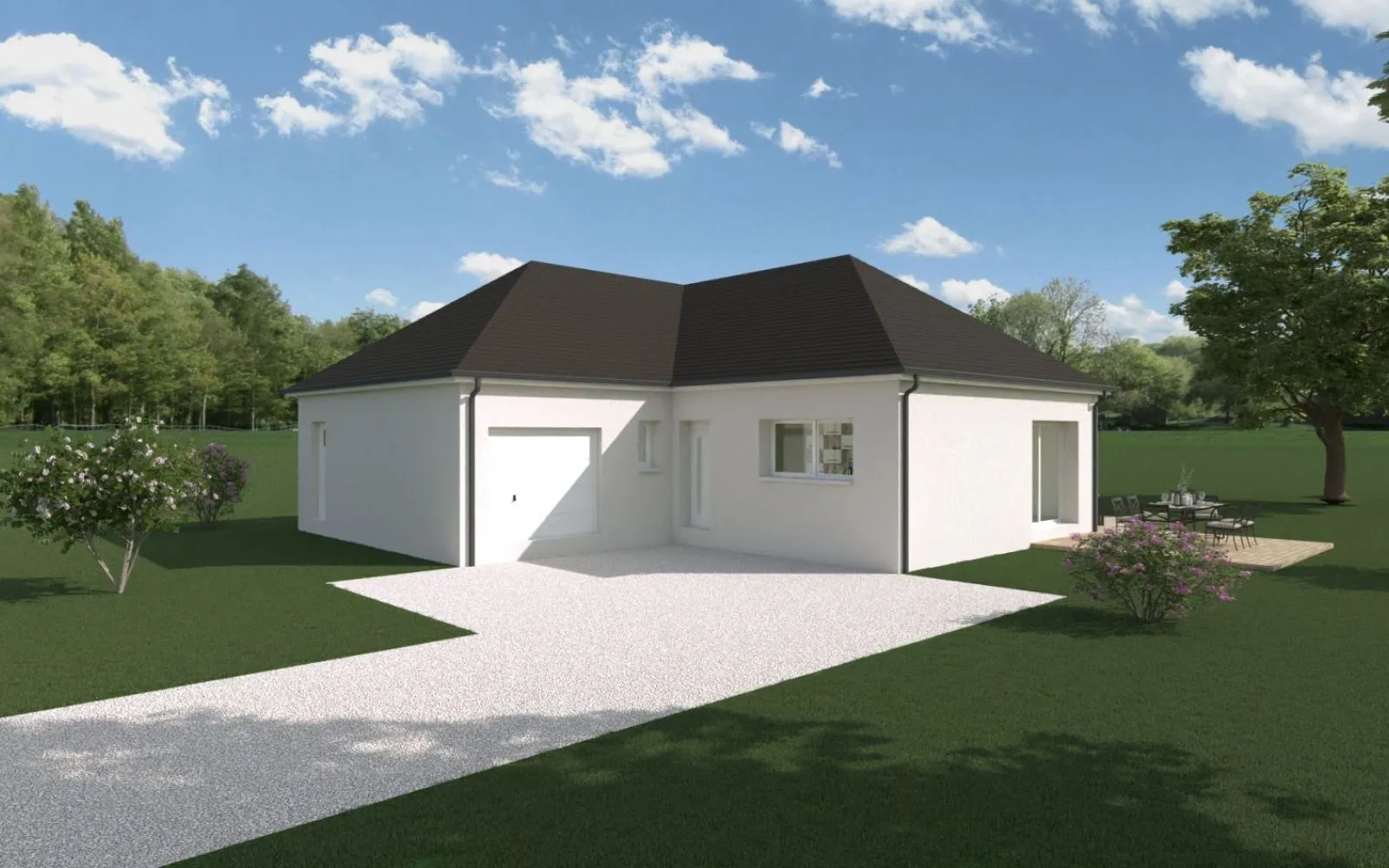 Projet de construction d'une maison 115 m² avec terrain à BELLENAVES (03) à Bellenaves — photo 1