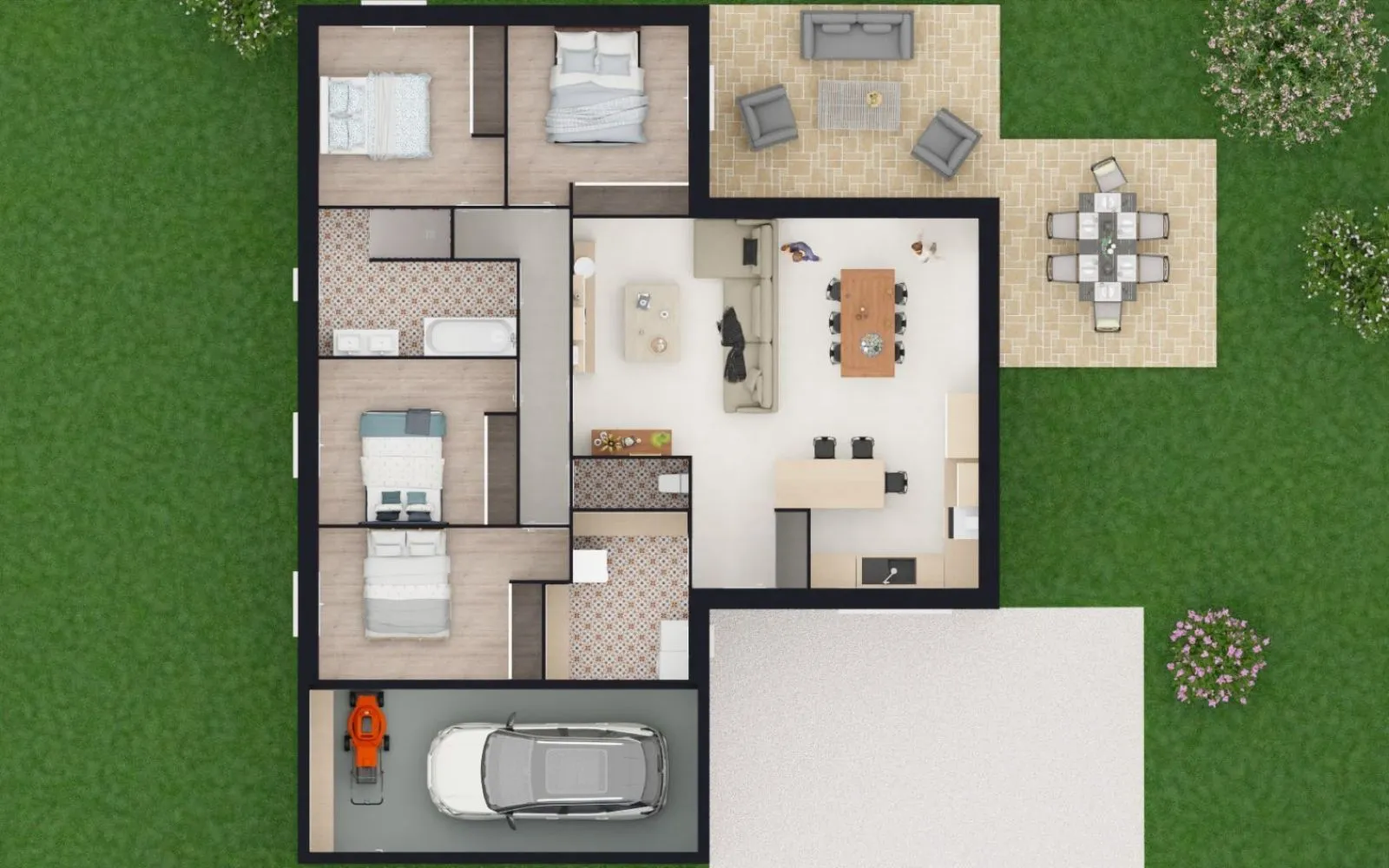Projet de construction d'une maison 115 m² avec terrain à BELLENAVES (03) à Bellenaves — photo 3