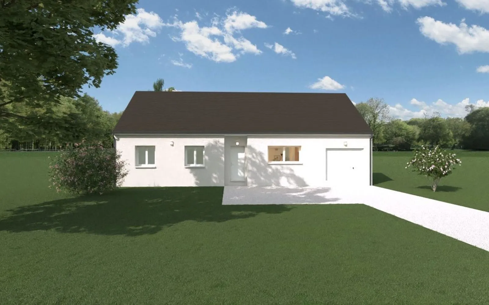 Projet de construction d'une maison 95 m² avec terrain à DESERTINES (03) à Desertines — photo 1