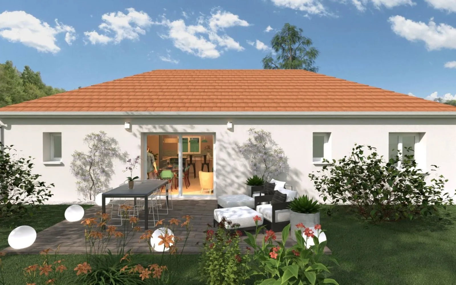 Projet de construction d'une maison 85 m² avec terrain à CONTIGNY (03) à Contigny — photo 1