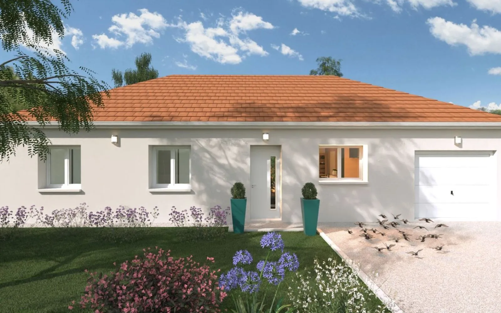 Projet de construction d'une maison 85 m² avec terrain à CONTIGNY (03) à Contigny — photo 2